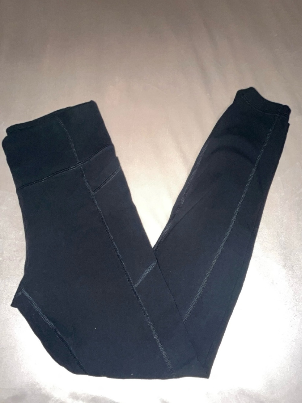 Athletic Works Black Activewear Top with White Logo